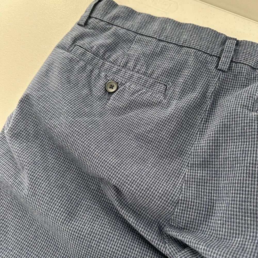 Banana Republic Mens Pants Aiden Fit Chino 34x31 Navy Blue Cotton Preppy‎ Casual